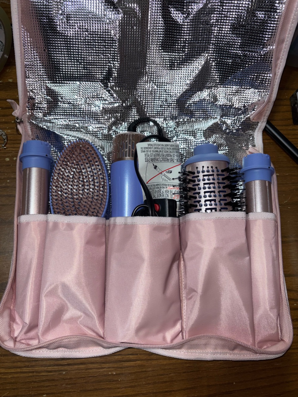 Calista EliteAir Multi Hair Styling Tool Set with Pink Travel Case